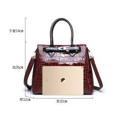 legant Crocodile Pattern PU Handbags - Stylish and Durable Accessories