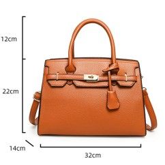 Elegant Lock Design PU Handbags - Stylish and Practical Accessories