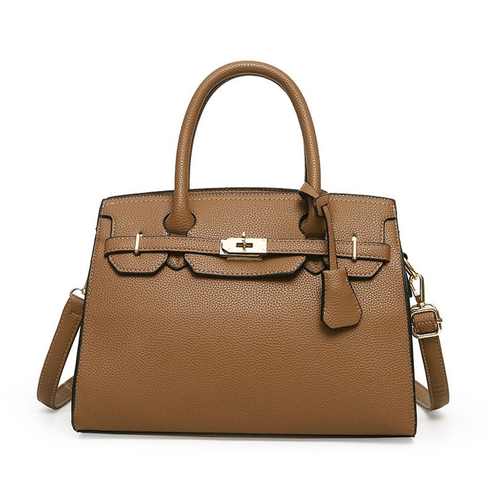 Elegant Lock Design PU Handbags - Stylish and Practical Accessories