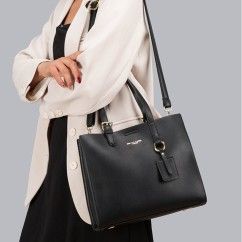 Modern Structured PU Handbags - Chic and Functional Accessories