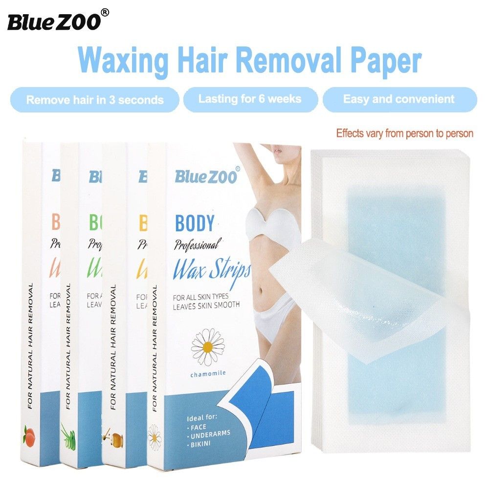 Blue ZOO Professional Body Wax Strips - Smooth Skin in Seconds