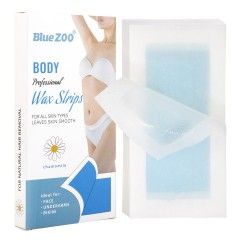 Blue ZOO Professional Body Wax Strips - Smooth Skin in Seconds