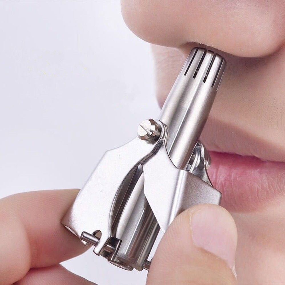 Manual Nose Hair Trimmer - Precision Grooming without Batteries