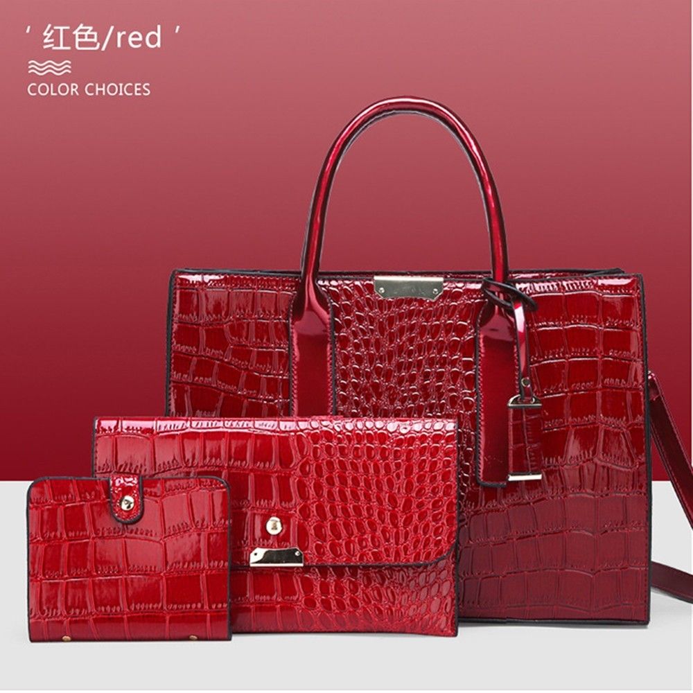 Ultimate Stylish PU Handbag Set - Perfect for All Occasions